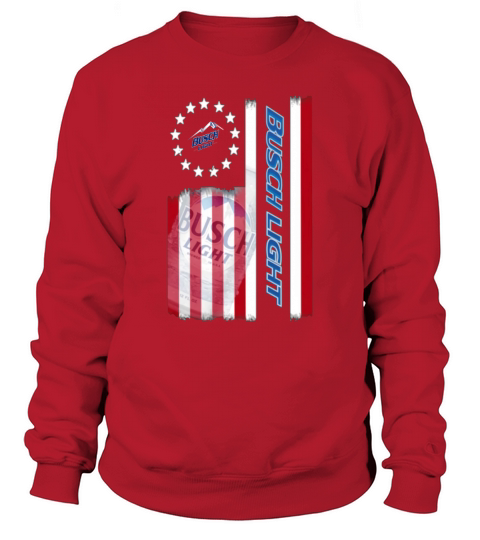Busch Light beer American flag Sweatshirt Unisex
