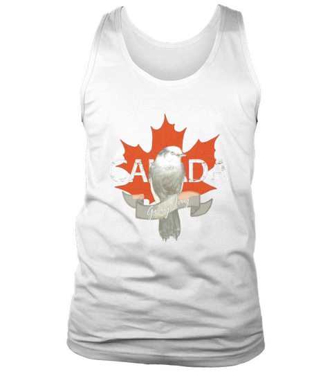 Canada Gray Jay Grunge Carolyn Sandstrom T shirt Tank Top Unisex