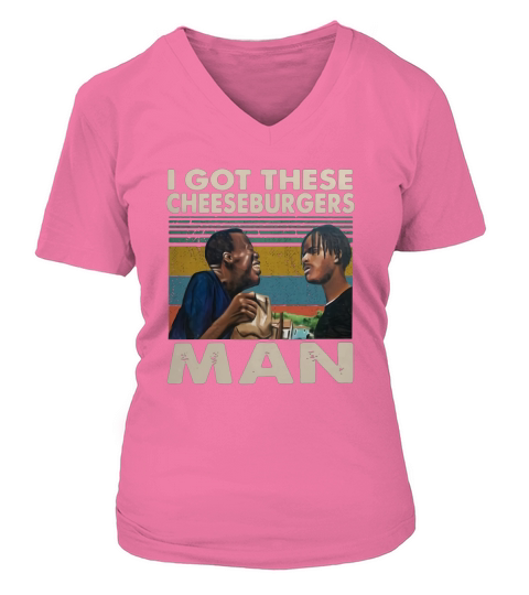 I got these cheeseburgers man vintage shirt V-neck T-Shirt Woman