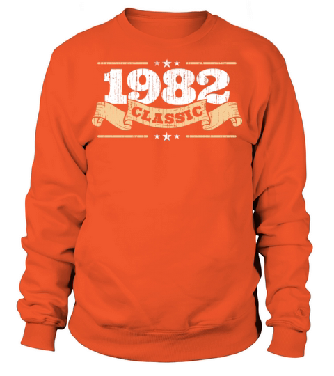 Anniversary 1982 Classic Matching Couple Distresse Men's Sweatshirt