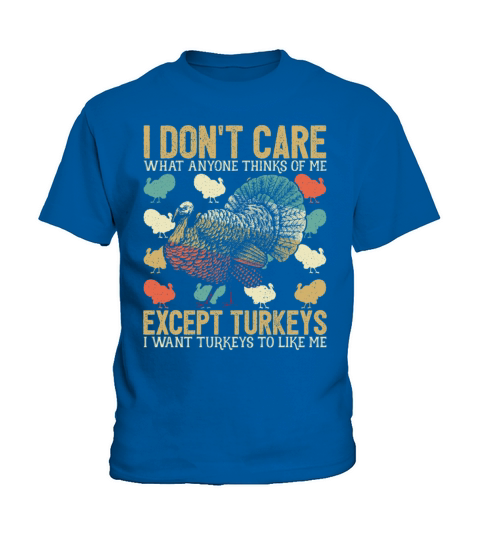 Save A Turkey I Love Turkeys Clothing for Men Gift Kids T-Shirt