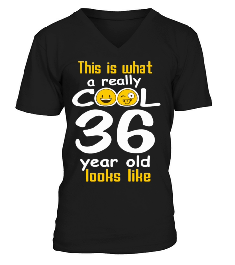 This is what a really cool 36 year old looks like Men's V-Neck T-shirt