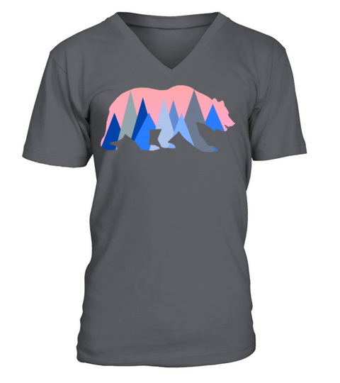 mountain bear Men's V-Neck T-shirt
