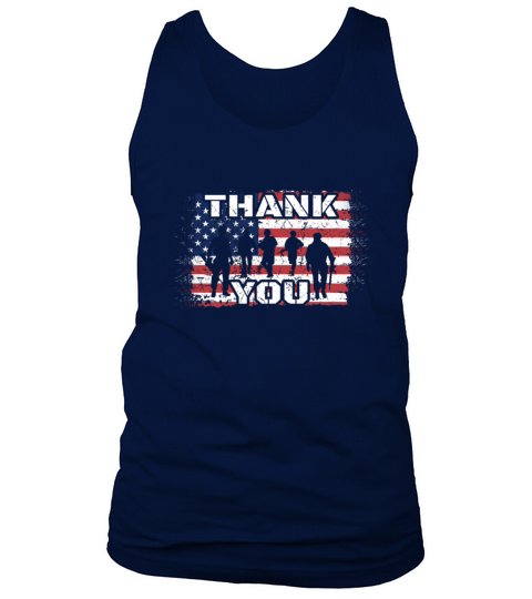 Patriotic Thank You American Patriot Day Gift Men's Tank Top