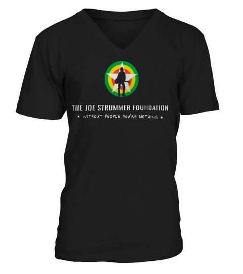 The Clash Joe Strummer Foundation Gift Men's V-Neck T-shirt