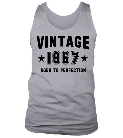 VINTAGE 1967 - Aged To Perfection - Birthday Men's Tank Top