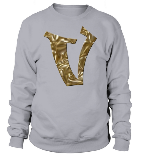Vlone gold T-shirt for Women Men Women's Sweatshirt