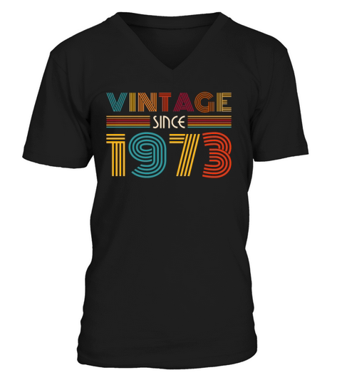 Vintage Since 1973 Men's V-Neck T-shirt