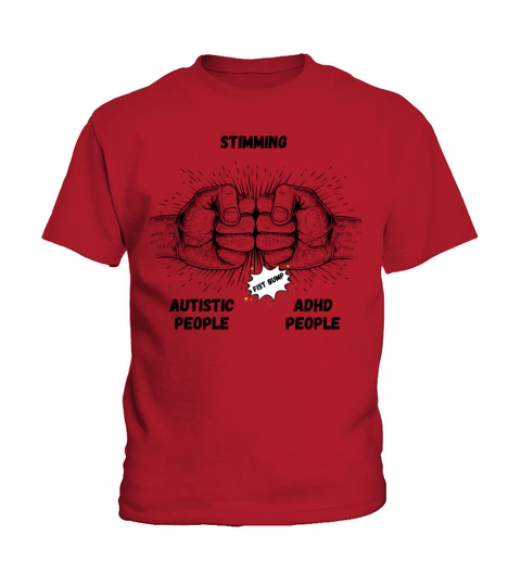 Autism Memes Stimming Autistic People ADHD People Kids T-Shirt