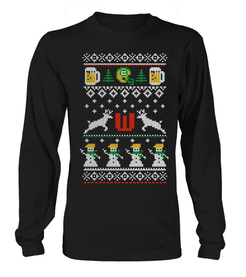 CHRISTMAS IN WISCONSIN Long Sleeve Shirts Women's Long Sleeve