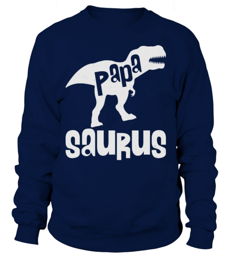 Fathers Day Papa Saurus Dinosaur Papa Women's Sweatshirt