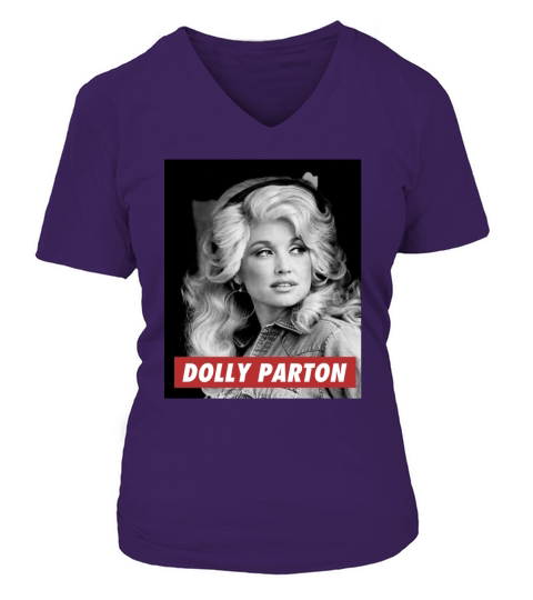 Dolly Parton V-neck T-Shirt Woman