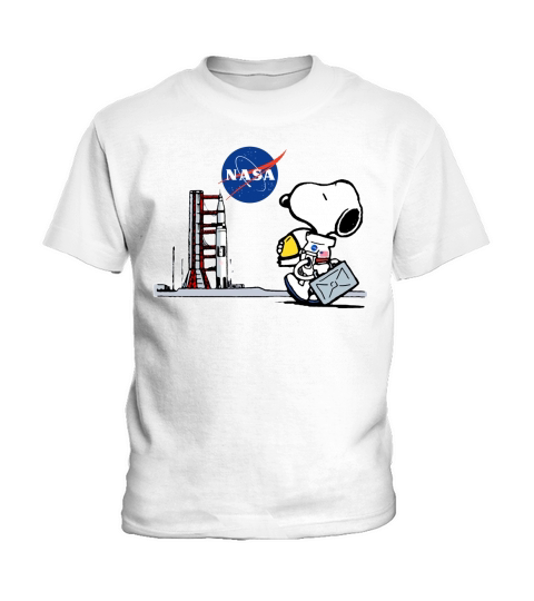 Nasa Snoopy Astronaut t-shirt Kids T-Shirt