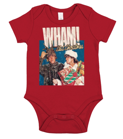 Wham Last Christmas shirt Short Sleeve Baby One-Piece