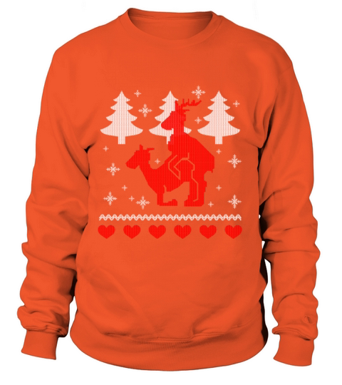 fucking reindeer funny reindeer gift Ugly Sweater Women's Sweatshirt