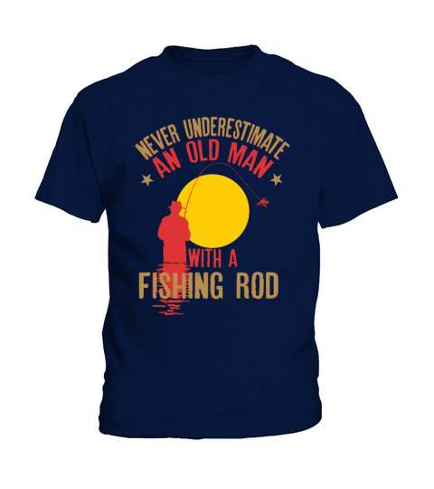 Mens Never Underestimate An Old Man With a Kids T-Shirt