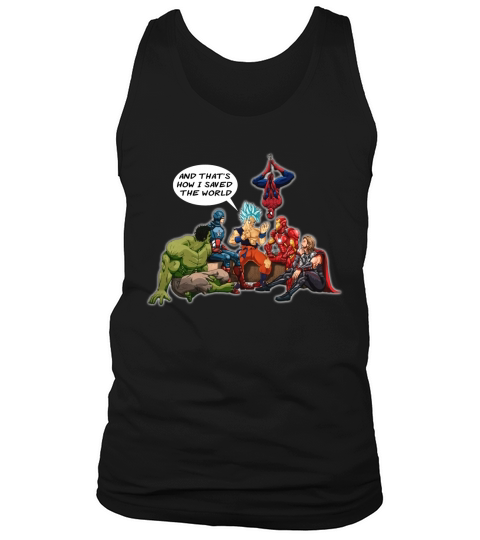 Goku VS Superheroes Tank Top Unisex