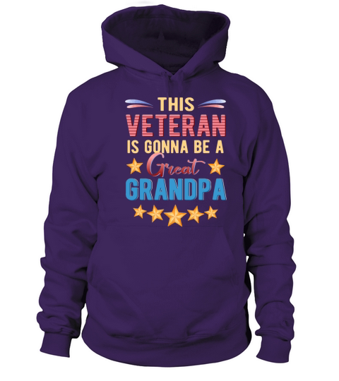 This Veteran Is Gonna Be A Great Grandpa Gift Women's Hoodie