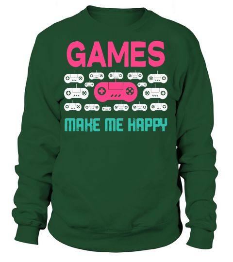 Games Make Me Happy Women's Sweatshirt