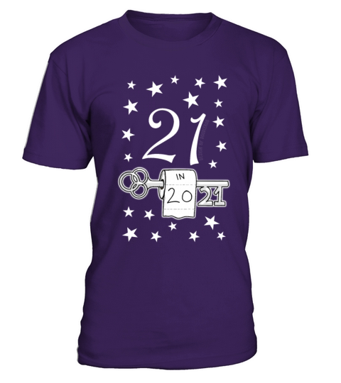 21 In 2021 21st Birthday Twenty-First Key Men's T-Shirt