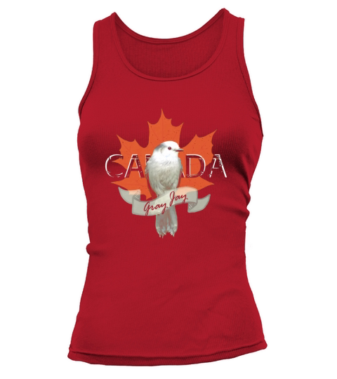 Canada Gray Jay Grunge Carolyn Sandstrom T shirt Tank top Woman