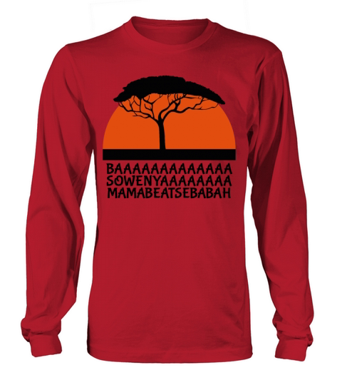 BAAA SOWENYA MAMABEATSEBABAH Funny Song Quote Women's Long Sleeve