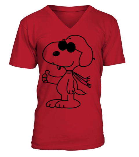 snoopy Men's V-Neck T-shirt