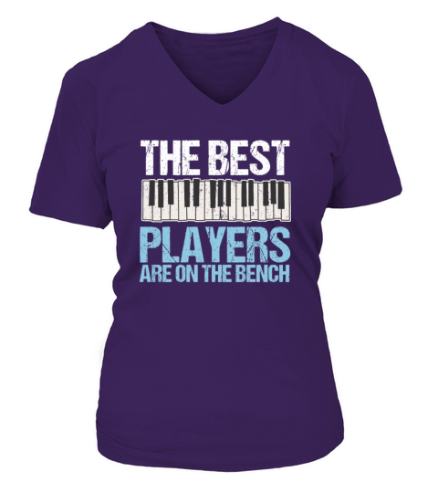Funny Pianist Piano Clavier Keyboard Music Gift V-neck T-Shirt Woman