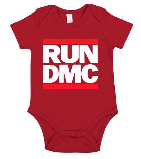 Womens Run DMC Official Logo Short Sleeve Baby One-Piece