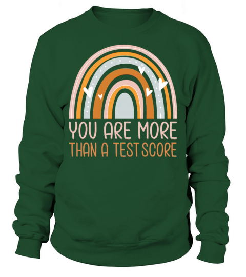 You Are More Than A Test Score Fun Gift Sweatshirt Unisex