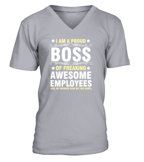 i am a proud boss Men's V-Neck T-shirt
