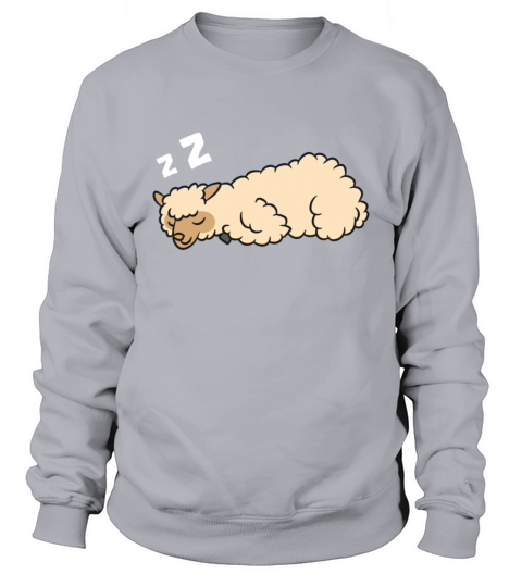 Tired Alpaca Pajama Love Alpacas Men's Sweatshirt