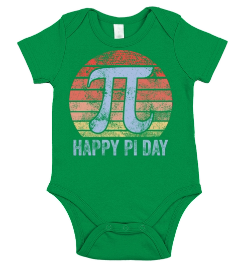 PI Day 2022 Math Lover Mathematics Retro Vintage Short Sleeve Baby One-Piece