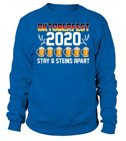 Oktoberfest 2020 6 Stein Apart Beer October Gift Men's Sweatshirt