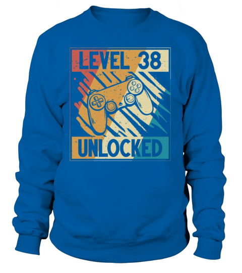 38th Birthday Gamer 38 Years Women's Sweatshirt
