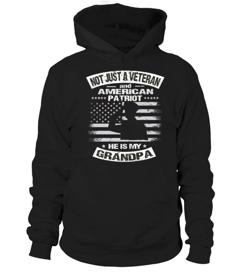 American Patriot Soldier Dad Grandpa Veterans Day Hoodie Unisex