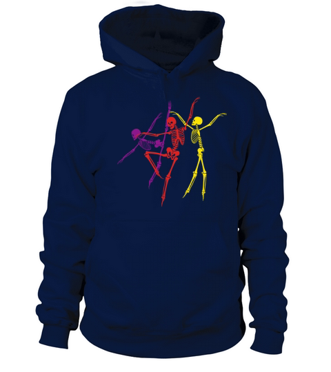 Dancing Skeletons Halloween Women's Hoodie