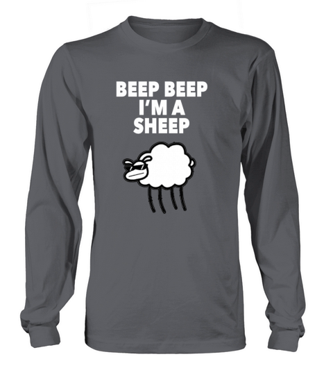Beep Beep Im A Sheep Funny Meme Tee Shirt Women's Long Sleeve