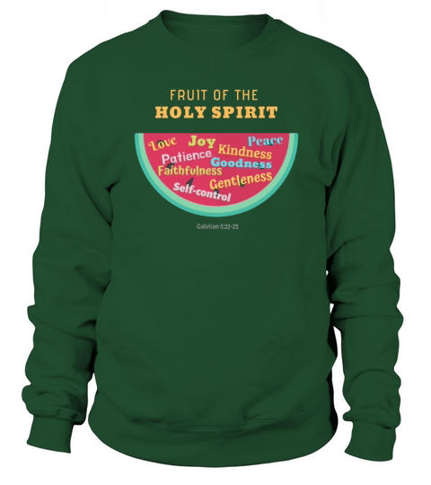 Fruit of the Holy Spirit Watermelon Women's Sweatshirt