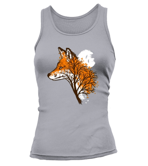 Tree Fox TShirt Tank top Woman