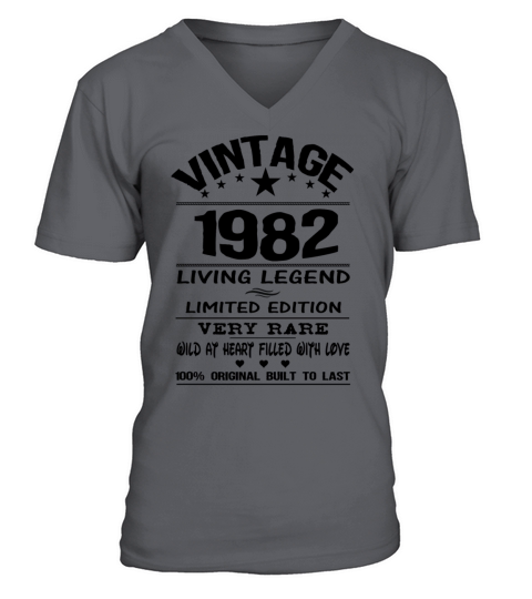 VINTAGE 1982 Men's V-Neck T-shirt