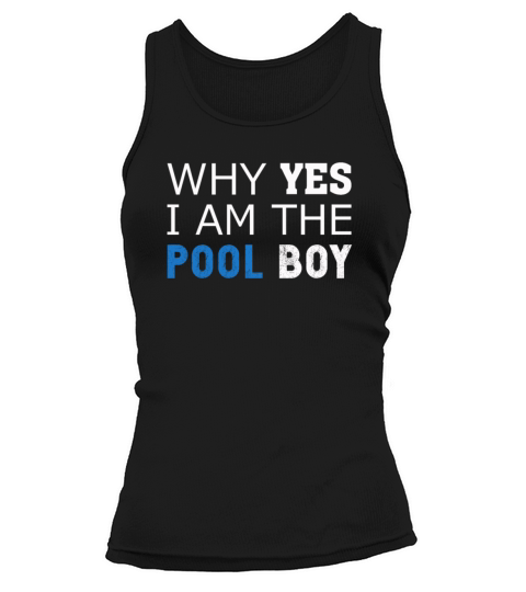 pool boy funny Tank top Woman