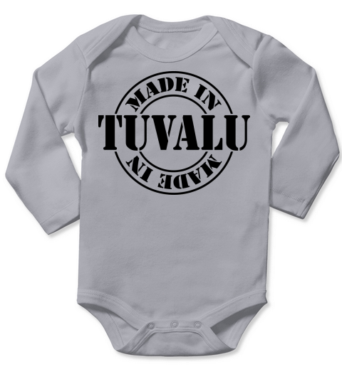 made in tuvalu m1k2 Long Sleeve Baby One-Piece