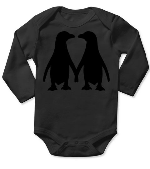 Penguin Long Sleeve Baby One-Piece