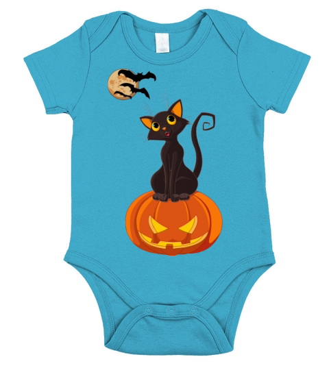 Hallow Night Short Sleeve Baby One-Piece