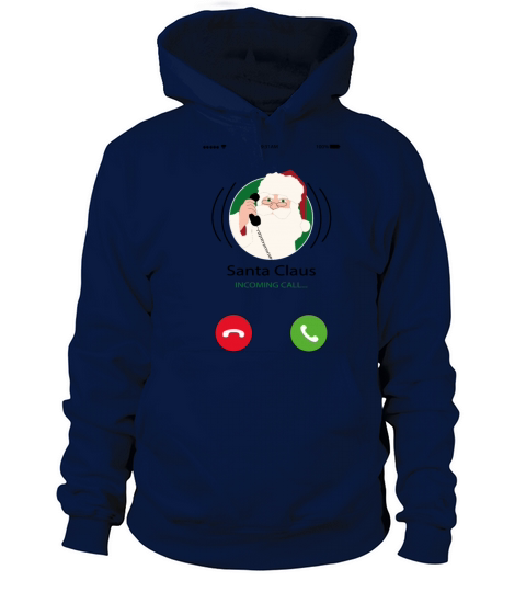 Santa Claus Incoming Call Women's Hoodie