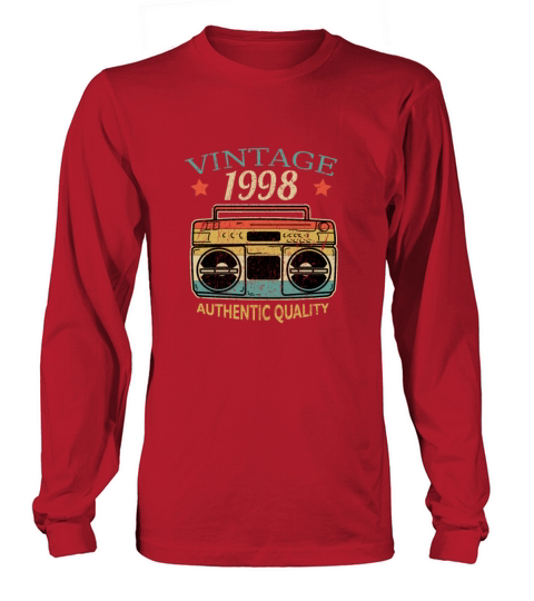 Vintage 1998 Radio Authentic Quality B-Day Gift Women's Long Sleeve