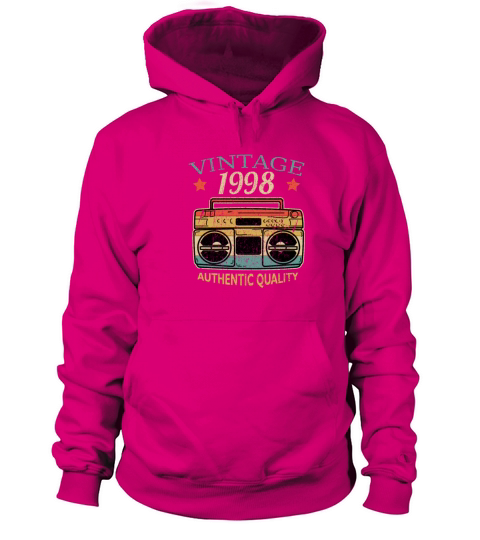 Vintage 1998 Radio Authentic Quality B-Day Gift Women's Hoodie