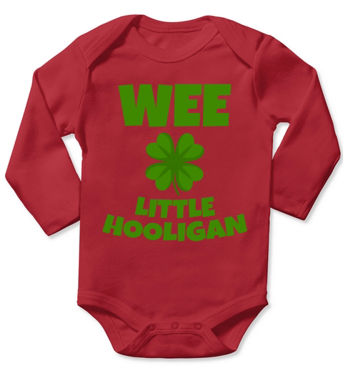 Child Baby Funny Pun St Patricks Day Apparel Long Sleeve Baby One-Piece