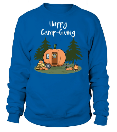 Thanksgiving Camping Pumpkin Pie Turkey Camper Women's Sweatshirt